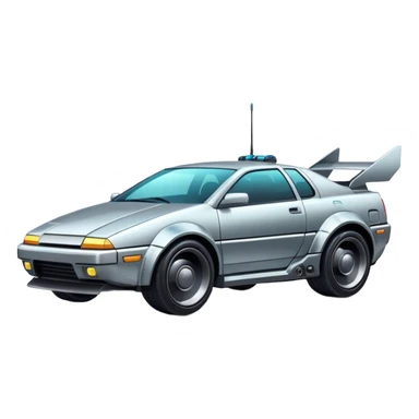 CYBERPUCK CAR BIG  sticker