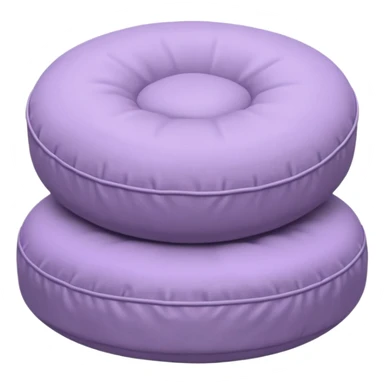 Pale purple meditation cushion  sticker