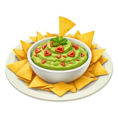 Guacamole with nachos  sticker