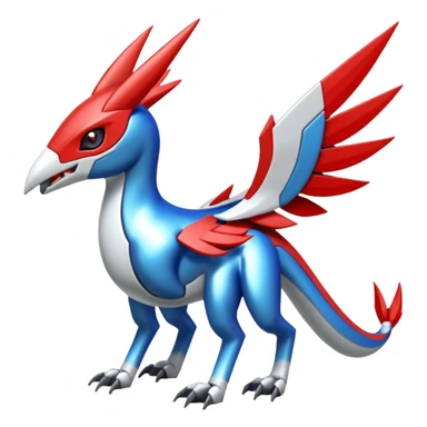 Meloetta-Latias-Wargreymon-Protogen-Pokémon-Digimon-Fakémon-fusion-hybrid-creature sticker