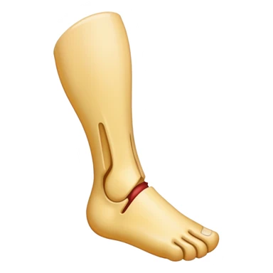 Broken leg sticker