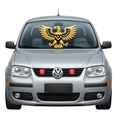 Volkswagen 2001 Jetta with Albanian eagle sticker