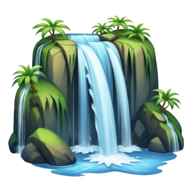 Waterfalls sticker