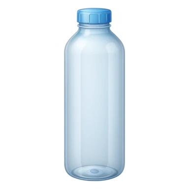 make a empty plastic bottle sticker