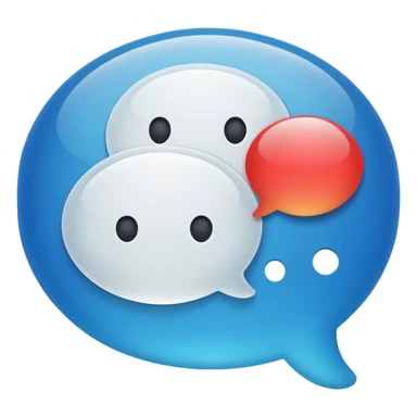 chat bubble with 3 points in it sticker