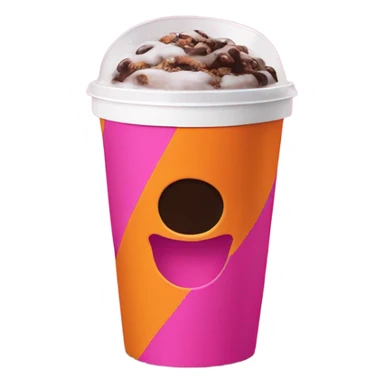 Dunkin Donuts Cup sticker
