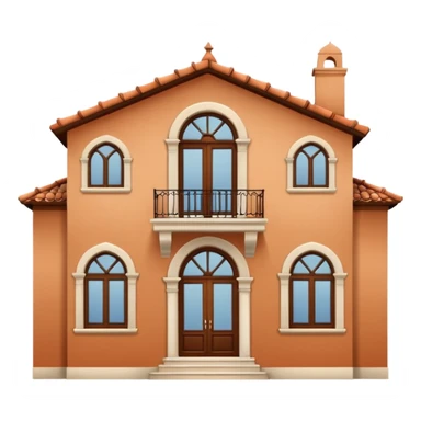 Mediterranean house sticker
