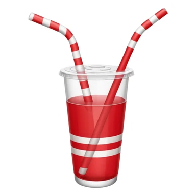 clipart bendy straw sticker