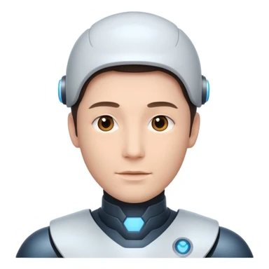 Handsome ai avatar sticker