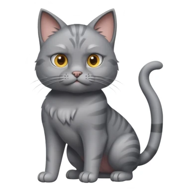 cat with muscle sticker