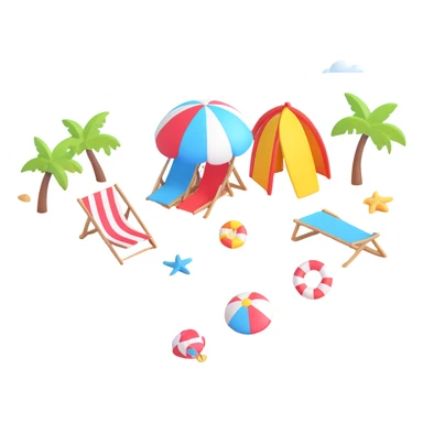Bikini Girl beach sticker