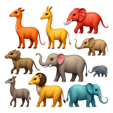 all ancient animals sticker