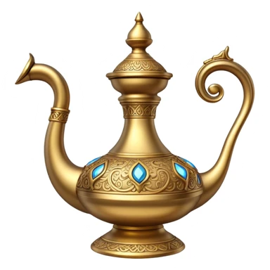 Genie lamp sticker