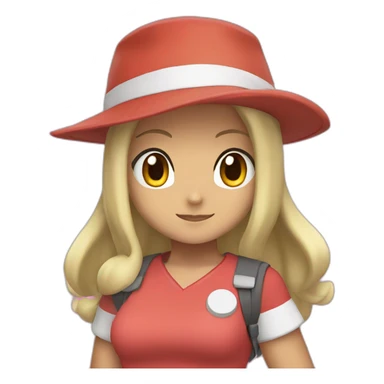 Serena Pokemon Trainer sticker