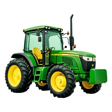 Tractor - John Deere 5055E (Model Year: 2021) (Iconic colour: Green with yellow) sticker