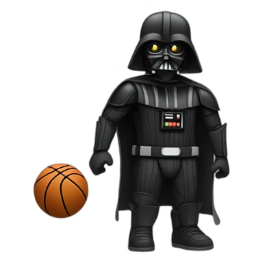 Dark-Vador play basketball sticker