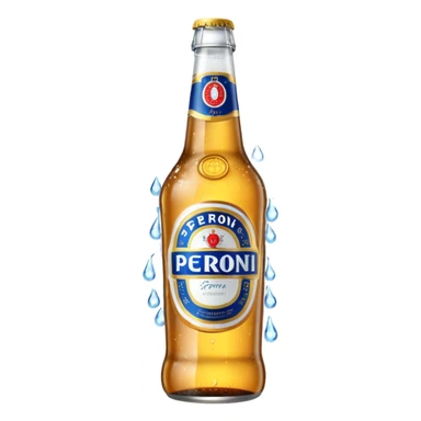 PERONI BOTTLE unbranded sticker