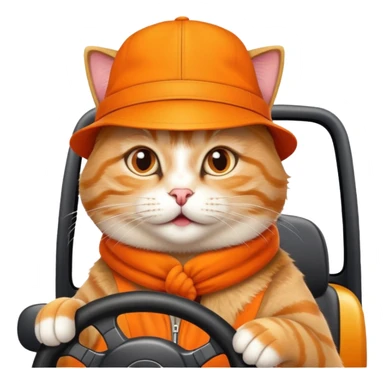 funy cat driver sticker