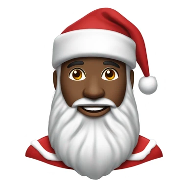 LeBron James as Santa clause  sticker