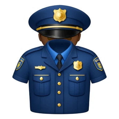 police uniform sticker