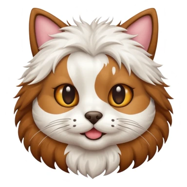 cat fused with dog sticker