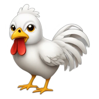 chicken with a gun sticker