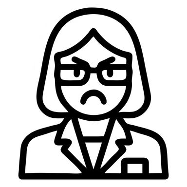 angry business secretary sticker