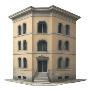 Bâtiment abandonné sticker