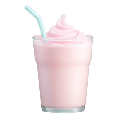 pastel pink milk sticker