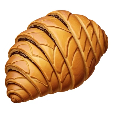 chocolate croissant  sticker