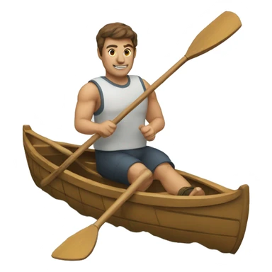 commone with oars sticker