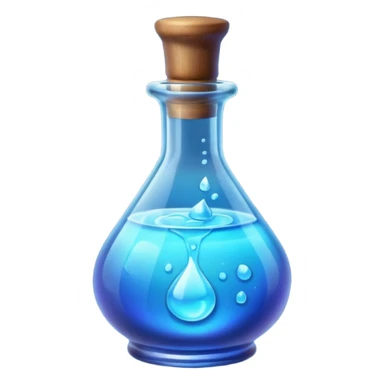 Minimalistic Blue Potion sticker