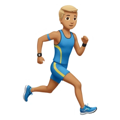 Running to malmø with runner and malmø city  sticker