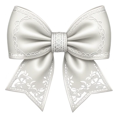 lace bow  sticker