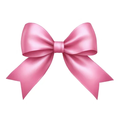 Bow Pink Christmas sticker