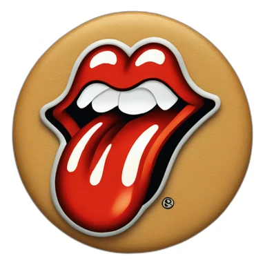 rolling Stones logo sticker