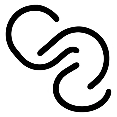 outlined abstract Gemini AI inspired logo icon, no text sticker