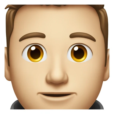 Elon Musk with GoGo face sticker