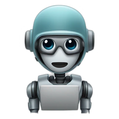 robot reporter sticker