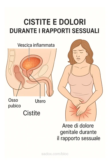 cistiti e dolori durante i rapporti. In italiano sticker