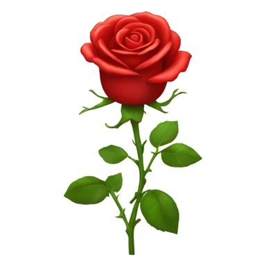 red beautiful rose that is shining sticker