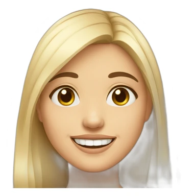 double chin fake smile girl sticker