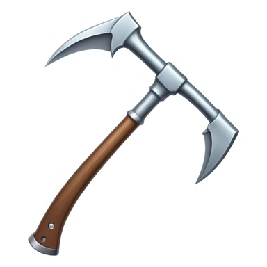 cartoon pickaxe sticker