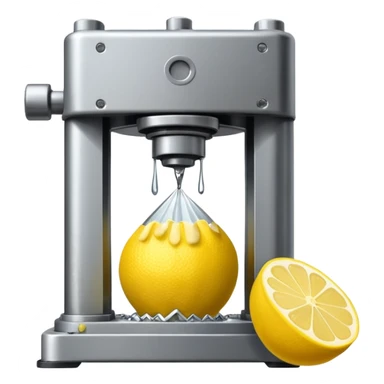mac os icon hydraulic press machine lemon sticker