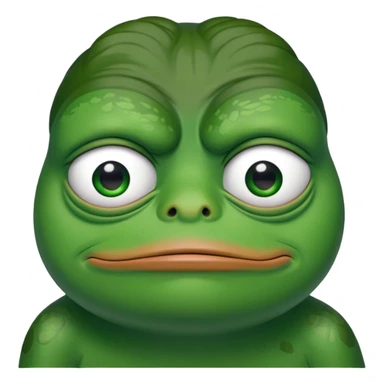 Pepe the frog sad sticker