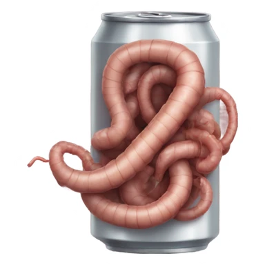 Can of worms sticker