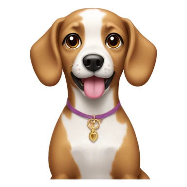 Coquette dog sticker