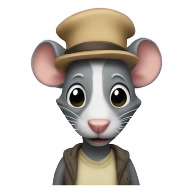 rat qui pete sticker