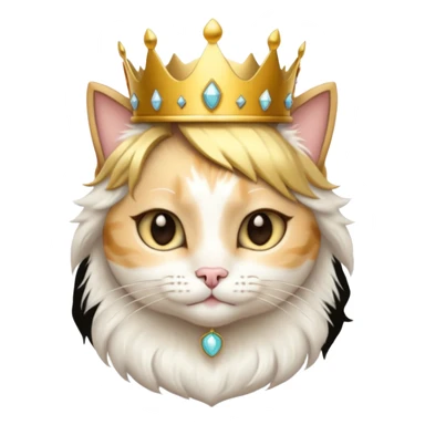 A pretty cat princess sticker