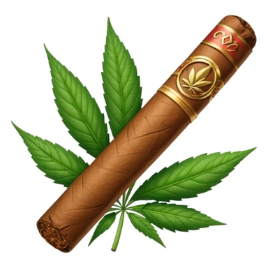 Backwood with weed in it sticker